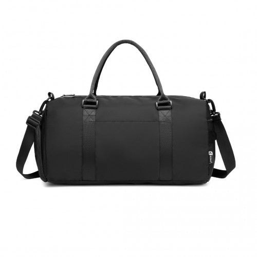 EA2213 - Kono Multi Waterproof Gym bag Carry On Weekend Bag - Black | Neil's Luggage Store