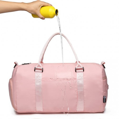EA2213 - Kono Multi Waterproof Gym bag Carry On Weekend Bag - Pink | Neil's Luggage Store