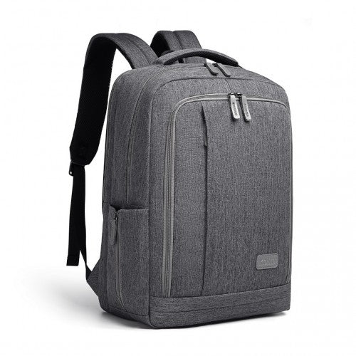 EM2111 - Kono Multi-Compartment Backpack with USB Port - Grey | Neil's Luggage Store