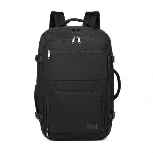 Kono Multifunctional Portable Travel Backpack Cabin Bag - Black