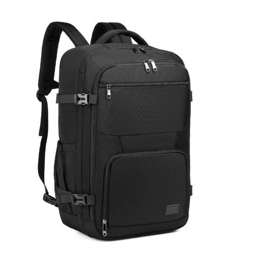 Kono Multifunctional Portable Travel Backpack Cabin Bag - Black
