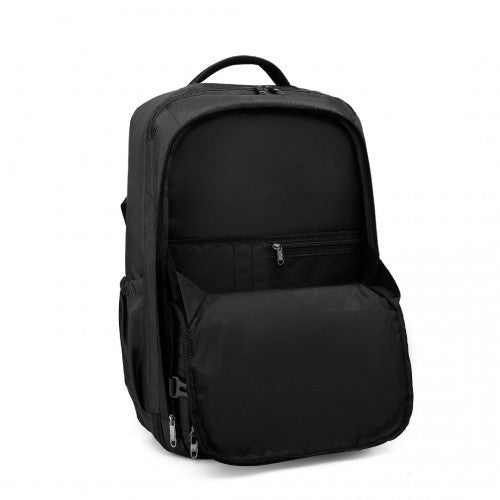 Kono Multifunctional Portable Travel Backpack Cabin Bag - Black
