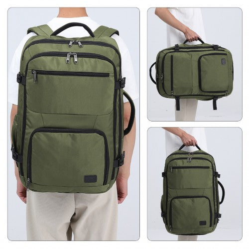 EM2207 - Kono Multifunctional Portable Travel Backpack Cabin Luggage Bag - Green | Neil's Luggage Store