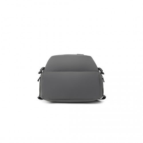 EM2349 - Kono PVC Coated Water-Resistant Tech Backpack With USB Charging Port - Grey | Neil's Luggage Store