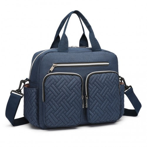 EQ2248 - Kono Durable And Functional Changing Tote Bag - Navy | Neil's Luggage Store