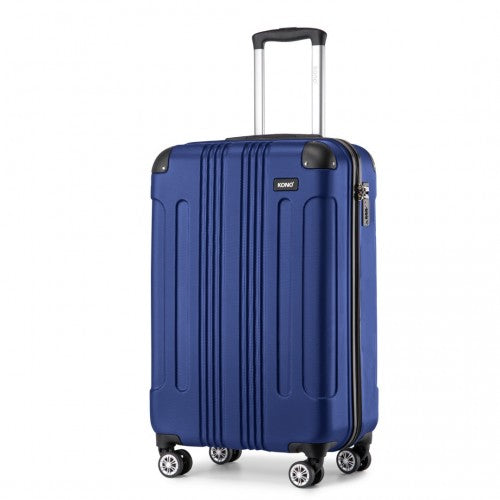 Kono 19 Inch Lightweight ABS Hard Shell Cabin Carry On Suitcase Navy | Neil's Luggage Store