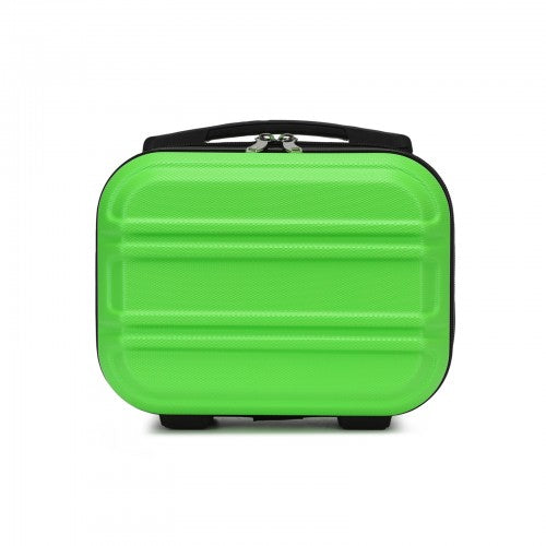 K1871-1L - Kono 12 Inch Lightweight Hard Shell ABS Vanity Case - Green | Neil's Luggage Store