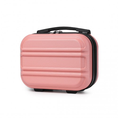 K1871-1L - Kono 12 Inch Lightweight Hard Shell ABS Vanity Case - Nude | Neil's Luggage Store
