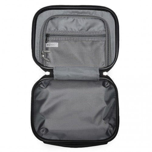 K1871-1L - Kono ABS 4 Wheel Suitcase Set with Vanity Case - Nude | Neil's Luggage Store