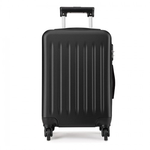 K1872L - Kono 28 Inch ABS Hard Shell Luggage 4 Wheel Spinner Suitcase - Black | Neil's Luggage Store