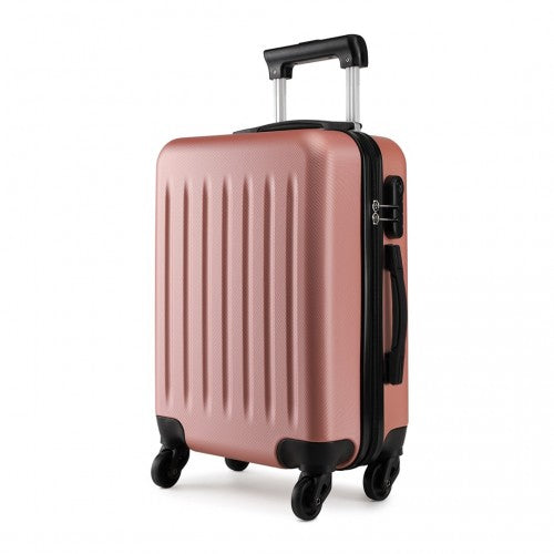 K1872L - Kono 28 Inch ABS Hard Shell Luggage 4 Wheel Spinner Suitcase - Nude | Neil's Luggage Store