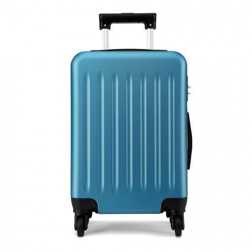 K1872L - Kono 24 Inch ABS Hard Shell Luggage 4 Wheel Spinner Suitcase - Navy | Neil's Luggage Store