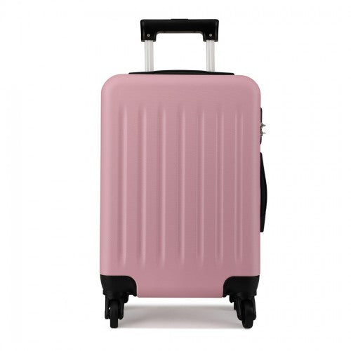 K1872L - Kono 28 Inch ABS Hard Shell Luggage 4 Wheel Spinner Suitcase - Pink | Neil's Luggage Store