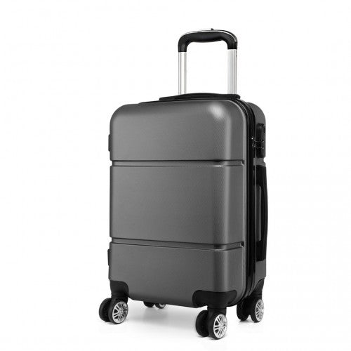 K1995L - Kono Hard Shell ABS Carry On Suitcase 20 Inch - Grey | Neil's Luggage Store