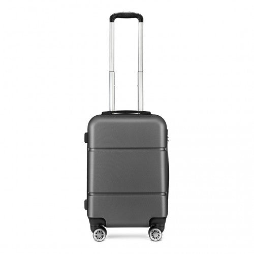 K1995L - Kono Hard Shell ABS Carry On Suitcase 20 Inch - Grey | Neil's Luggage Store