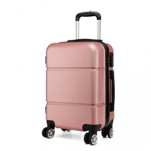 K1995L - Kono Hard Shell ABS Carry On Suitcase 20 Inch - Nude | Neil's Luggage Store