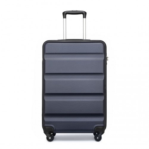 Kono 19 Inch Carry On Suitcase Lightweight ABS Hardshell With TSA Lock Navy | Neil's Luggage Store