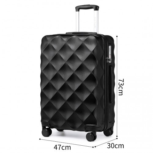 British Traveller Ultralight ABS Polycarbonate 3 Piece Luggage Set With TSA Lock | Neil's Luggage Store