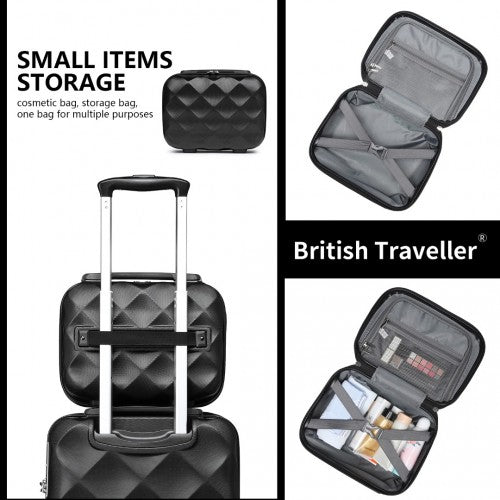 British Traveller Ultralight ABS Polycarbonate 3 Piece Luggage Set With TSA Lock | Neil's Luggage Store