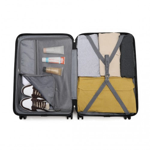 British Traveller Ultralight ABS Polycarbonate 3 Piece Luggage Set With TSA Lock | Neil's Luggage Store