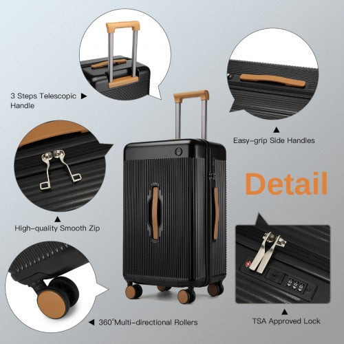 Kono 24 Inch Premium Hard Shell Suitcase With TSA Lock And Multi Handles | Neil's Luggage Store