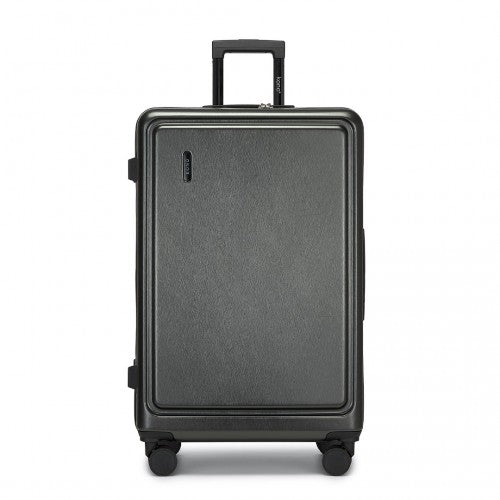 KSK2493 - Kono Durable 28 Inch ABS+PC Hardshell Suitcase with TSA Lock Lightweight Travel Luggage with 360° Spinner Wheels - Grey