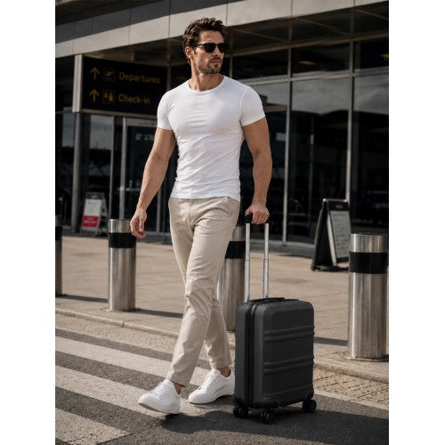 Kono 16 Inch ABS PC Lightweight Hard Shell Cabin Suitcase With Spinner Wheels | Neil's Luggage Store