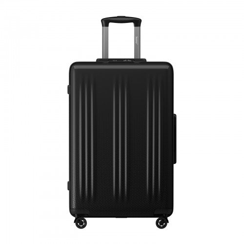 KSK2583 - Kono Premium ABS+PC 28 Inch Hard Shell Large Travel Suitcase for Long Haul Travel with TSA Lock - Black | Neil's Luggage Store