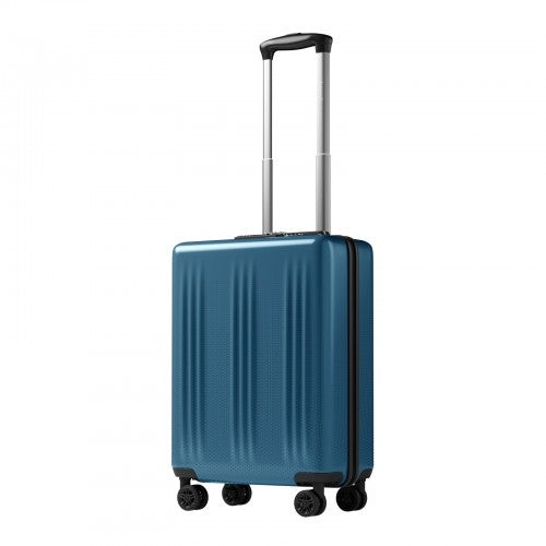 KSK2583 - Kono Premium ABS+PC 20 Inch Hard Shell Cabin Suitcase with TSA Lock and Smooth 360° Silent Spinner Wheels - Navy | Neil's Luggage Store