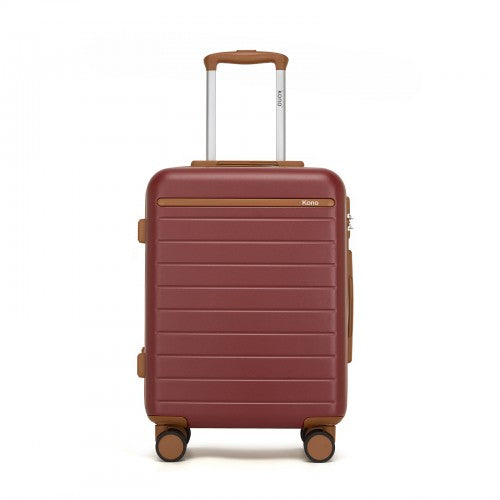 Kono 20 Inch Scratch Resistant Hard Shell Cabin Suitcase With Spinner Wheels | Neil's Luggage Store