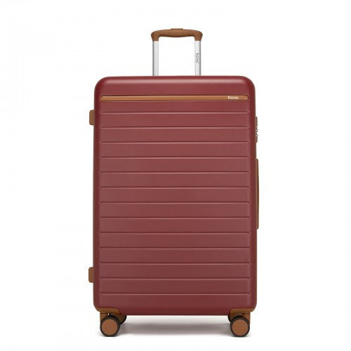 Kono 28 Inch Large Scratch Resistant Hard Shell Suitcase With Spinner Wheels | Neil's Luggage Store