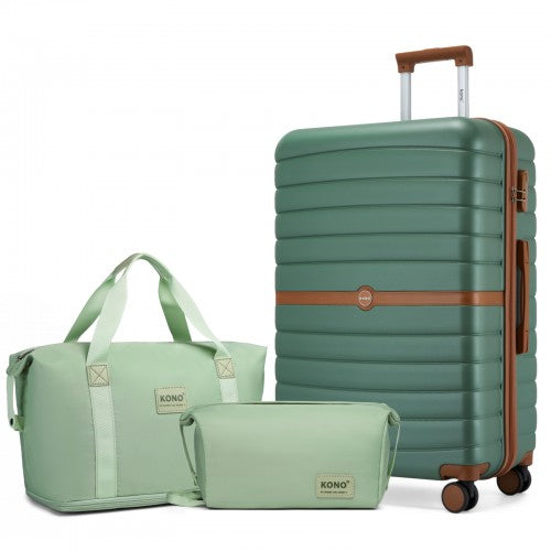 Kono 28 Inch ABS PC Hard Shell Suitcase Set With Travel Bag And Toiletry Pouch | Neil's Luggage Store
