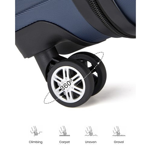 Kono 20 24 28 PC Hard Shell Suitcase Set Lightweight Luggage With Silent Wheels | Neil's Luggage Store