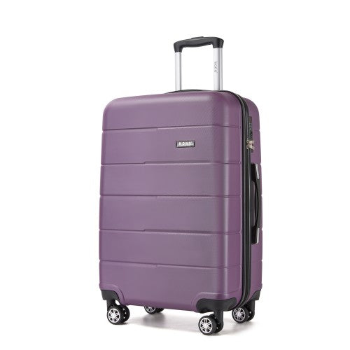 Kono 24 Inch PC Hard Shell Suitcase With Silent Spinner Wheels | Neil's Luggage Store