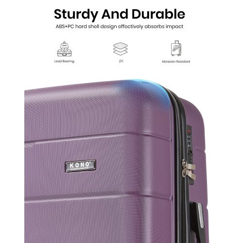 Kono 28 Inch PC Hard Shell Suitcase With Silent Wheels And Spacious Interior | Neil's Luggage Store