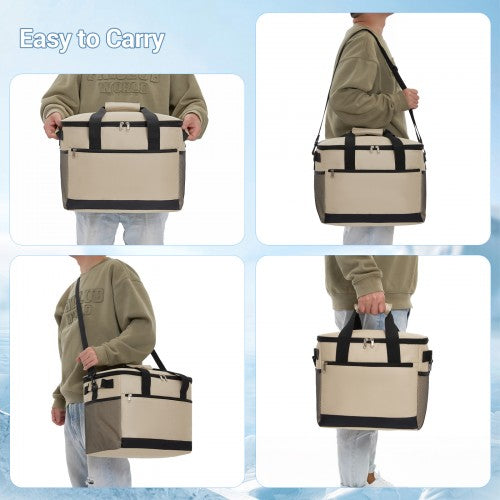 LBK2535S - Kono Small 20L Portable Lunch Bag with Enhanced Insulation–Compact & Convenient for Travel and Commuting - Khaki | Neil's Luggage Store
