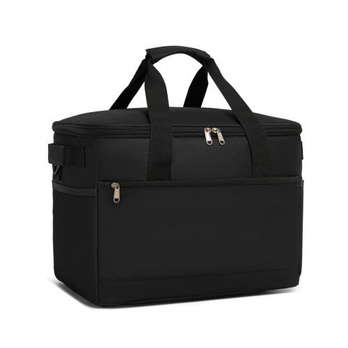 LBK2535L - Kono Large 30L Portable Lunch Bag with Enhanced Insulation–Compact & Convenient for Travel and Commuting - Black | Neil's Luggage Store