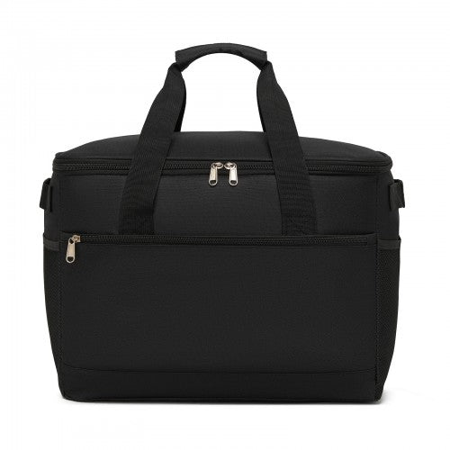 LBK2535L - Kono Large 30L Portable Lunch Bag with Enhanced Insulation–Compact & Convenient for Travel and Commuting - Black | Neil's Luggage Store