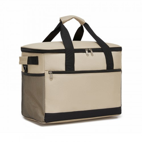 LBK2535L - Kono Large 30L Portable Lunch Bag with Enhanced Insulation–Compact & Convenient for Travel and Commuting - Khaki | Neil's Luggage Store