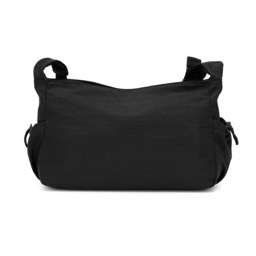 MSM2424 - Miss Lulu Ultra-Light Water-Resistant Urban Casual Commuter Crossbody Bag - Black | Neil's Luggage Store