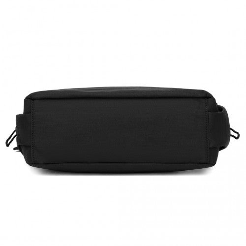 MSM2424 - Miss Lulu Ultra-Light Water-Resistant Urban Casual Commuter Crossbody Bag - Black | Neil's Luggage Store