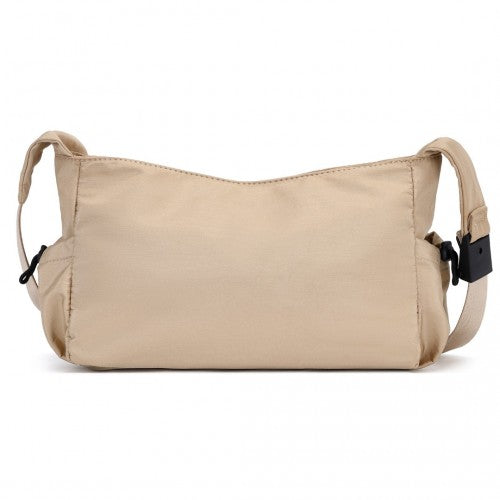 MSM2424 - Miss Lulu Ultra-Light Water-Resistant Urban Casual Commuter Crossbody Bag - Khaki | Neil's Luggage Store