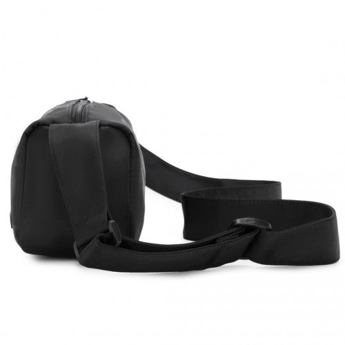 MSM2425 - Miss Lulu Vintage Chic Lightweight Water-Resistant Crossbody Bag - Black | Neil's Luggage Store