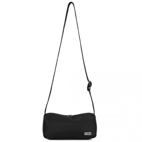 MSM2425 - Miss Lulu Vintage Chic Lightweight Water-Resistant Crossbody Bag - Black | Neil's Luggage Store