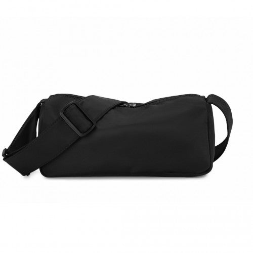 MSM2425 - Miss Lulu Vintage Chic Lightweight Water-Resistant Crossbody Bag - Black | Neil's Luggage Store
