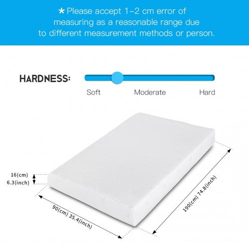 MTS003-1 - Good Nite Luxury Triple-Layer Memory Foam Mattress – Body Contouring Support & Enhanced Breathability - 90×190×16cm | Neil's Luggage Store