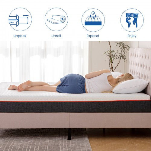 MTS006 - Good Nite Comfort Memory Foam Mattress – 16cm Thick Pressure Relief Mattress with Cooling Foam & Supportive 3-Layer Design - 90X190X16cm | Neil's Luggage Store