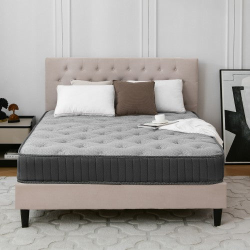 MTS009 - Good Nite 18cm Medium Firm Memory Foam and Bonnell Spring Mattress – Pressure Relief, Cooler Sleep - 135x190x18cm | Neil's Luggage Store
