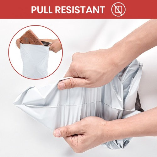 MAIL M 100 - Poly Mail Bags Medium Size 10"x14" Waterproof, Tear-Resistant, Self-Seal Postal Bags - 100 Pieces