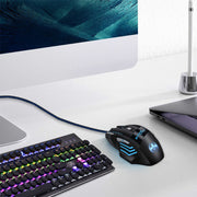 7200 dpi RGB Lighting Luminous Gaming Mouse 7-key Office Computer Mouse LED Gaming